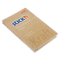 Блок с липким краем 76x51 мм Stick`n Kraft Notes, 100 листов