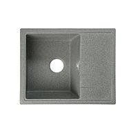 Мойка кухонная из камня MARRBAXX Анастасия Z150Q8, 575х470, глянцевая, темно-серая
