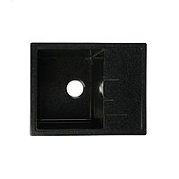 Мойка кухонная из камня MARRBAXX Анастасия Z150Q4, 575х470х177, глянцевая, черная