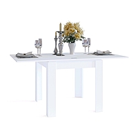 Кухонный стол, 800(1600) × 900 × 772(756) мм, цвет белый