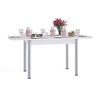 Кухонный стол, 800 × 1200(1646) × 756 мм, цвет белый