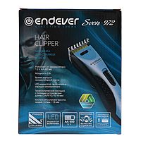 Машинка для стрижки Endever Sven 972, 3 Вт, 3-18 мм, АКБ, щетка, масло