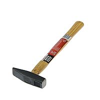 Молоток слесарный LOM, квадратный боек, деревянная рукоятка, 400 г