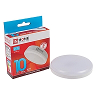 Лампа светодиодная IN HOME LED-GX53-VC, GX53, 10 Вт, 230 В, 4000 К, 900 Лм