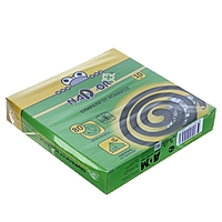 Спирали от комаров Nadzor,  малодымные, без запаха, черные, 10 шт