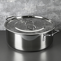 Кастрюля 16 л d=40 см h=15 см "Общепит" металлич.крышка, ТРС, Капсульное Дно