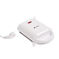 Вафельница Kitfort КТ-1641, 460 Вт, бельгийские вафли, антипригарное покрытие, белая