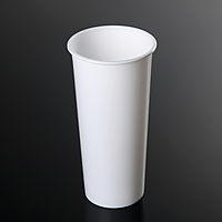 Ваза для цветов 1,6 л Sinty, цвет снежно-белый