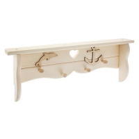 Полка-вешалка «Дельфин» 560х230х80