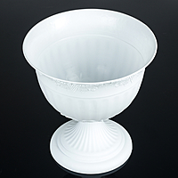 Вазон на ножке «Ангара», 8 л, цвет белый