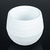 Кашпо "Дуэт", 0,5л, цвет Белый
