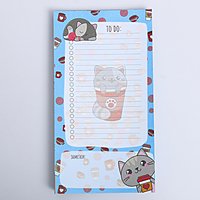 Планер недатированный "Котик. To do" 100*180 мм, 50 листов