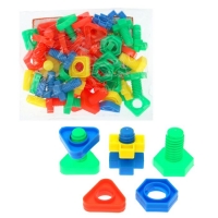 Конструктор "Болты и Гайки", 46 деталей