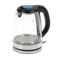 Чайник электрический LuazON LSK-1810, 1500 Вт, 1.8 л, подсветка, серый