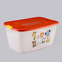 Бокс 46 л 600х400х290мм, универсальный, на колёсиках  Детский