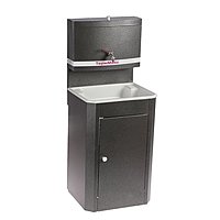 Умывальник "ТермМикс", без электроводонагревателем, пласт. мойка, 1250 Вт, 17л, цвет серебро