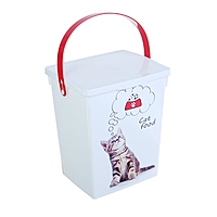 Контейнер "Кошки" для корма для кошек, 5 л