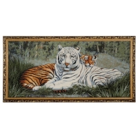 Гобеленовая картина "Белый тигр"