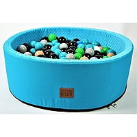 Набор шаров 150 шт (бирюзовый  , Серый , белый, черный , салатовый, бежевый )