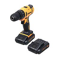 Дрель-шуруповерт "Вихрь" ДА-18Л-2кУ, ударная, 18 В, 2х2 Ач, Li-Ion, 33 Нм, БЗП, кейс
