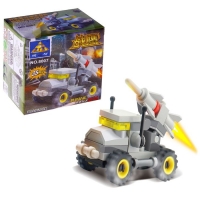 Конструктор "Машина с ракетой", 35 деталей