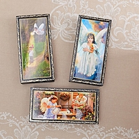 Пенал - купюрник «Ангелочки», лаковая миниатюра, 8,5х17 см, микс
