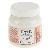 Грунт художественный акриловый белый 300 г ЗХК «Сонет» (220 мл) 2123915