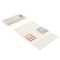 Акварель художественная набор в кюветах 24 цвета х 2.5 мл ЗХК «С-Петербург» 1942017