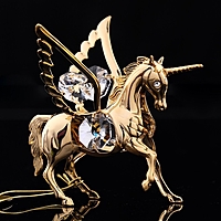 Сувенир «Конь - Пегас», 8×6×7 см, с кристаллами Сваровски