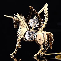 Сувенир «Конь - Пегас», 8×6×7 см, с кристаллами Сваровски