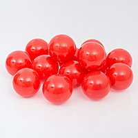 Шарики для сухого бассейна с рисунком, диаметр шара 7,5 см, набор 500 штук, цвет красный