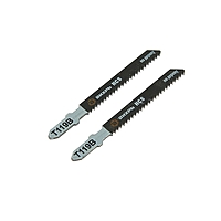 Пилки для лобзика "Вихрь" Т119В, по дереву, быстрый рез, 76 х 50 мм, 2 шт.