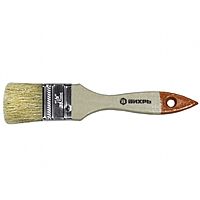 Кисть "Вихрь" Стандарт 73/3/4/2, 38 мм, 1.5", натуральная щетина, деревянная рукоятка