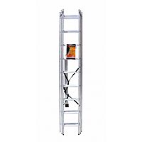 Лестница "Вихрь" ЛА 3х9, алюминиевая, трехсекционная, рабочая высота 5.52 м