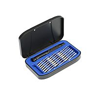 Набор бит с держателем TUNDRA, для точных работ, сталь S2, 22 предмета