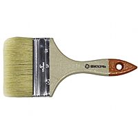 Кисть "Вихрь" Стандарт 73/3/4/6, 100 мм, 4", натуральная щетина, деревянная рукоятка