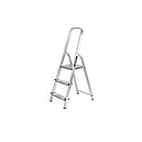 Стремянка "Вихрь" СА 1х3, алюминиевая, рабочая высота 1.25 м