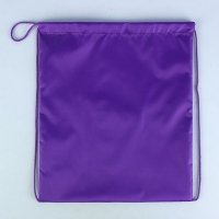 Сумка для сменной обуви 420 × 340 мм, Фиолетовая