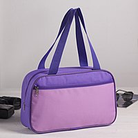 Сумка для обуви, отдел на молнии, наружный карман, цвет сиреневый/фиолетовый