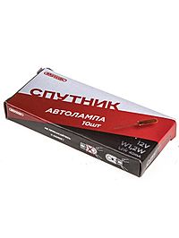 Лампа автомобильная Skyway Спутник W1.2W, 12 В, 1.2 Вт, без цоколя, S09101073