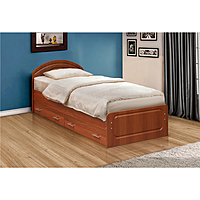 Кровать с ящиками «Венеция 1», 900 × 1900 мм, цвет итальянский орех