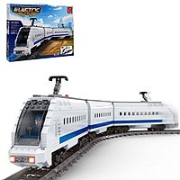 Конструктор «Ж.Д. Сапсан», ездит по рельсам, работает от батареек, 606 деталей