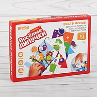 Игрушка развивающая "Веселые липучки. Блокнот. Цвета и формы"
