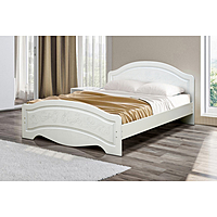 Кровать «Венеция 4», 1400 × 2000 мм, цвет белый / арктик матовый