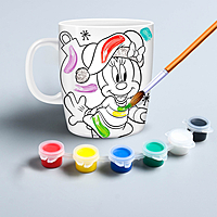 Кружка под роспись "Новый год!", Микки Маус и его друзья, 250 мл