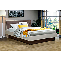 Кровать «Венеция 9», 1600 × 2000 мм, цвет ясень анкор тёмный / ясень анкор светлый