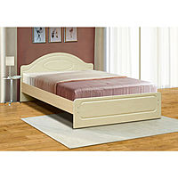 Кровать двойная «Венеция 1», 1200 × 2000 мм, цвет клён жемчуг глянец