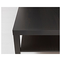 Журнальный стол ЛАКК, цвет черно-коричневый