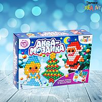 Аквамозаика с декорациями «Дед Мороз и Снегурочка»