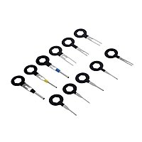 Набор инструмента для работы с автоэлектроникой, прорезиненный, 11 предметов